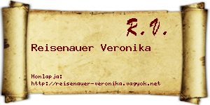 Reisenauer Veronika névjegykártya